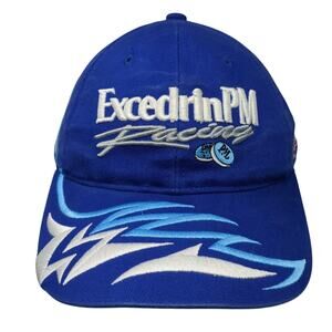 Excedrin PM Racing Herzog Motorsports Baseball Cap Blue One Size American Needle